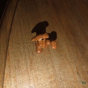 LEGO DOG w/ RAISED PAW ~Dark Orange Brown Belville Puppy Animal Pet  HTF